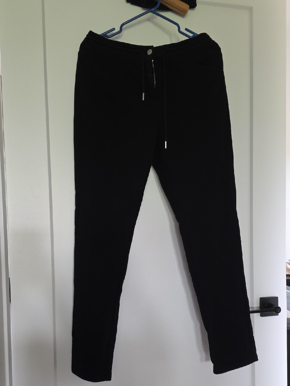 ESQUALO Women's Straight Leg Pants in Black